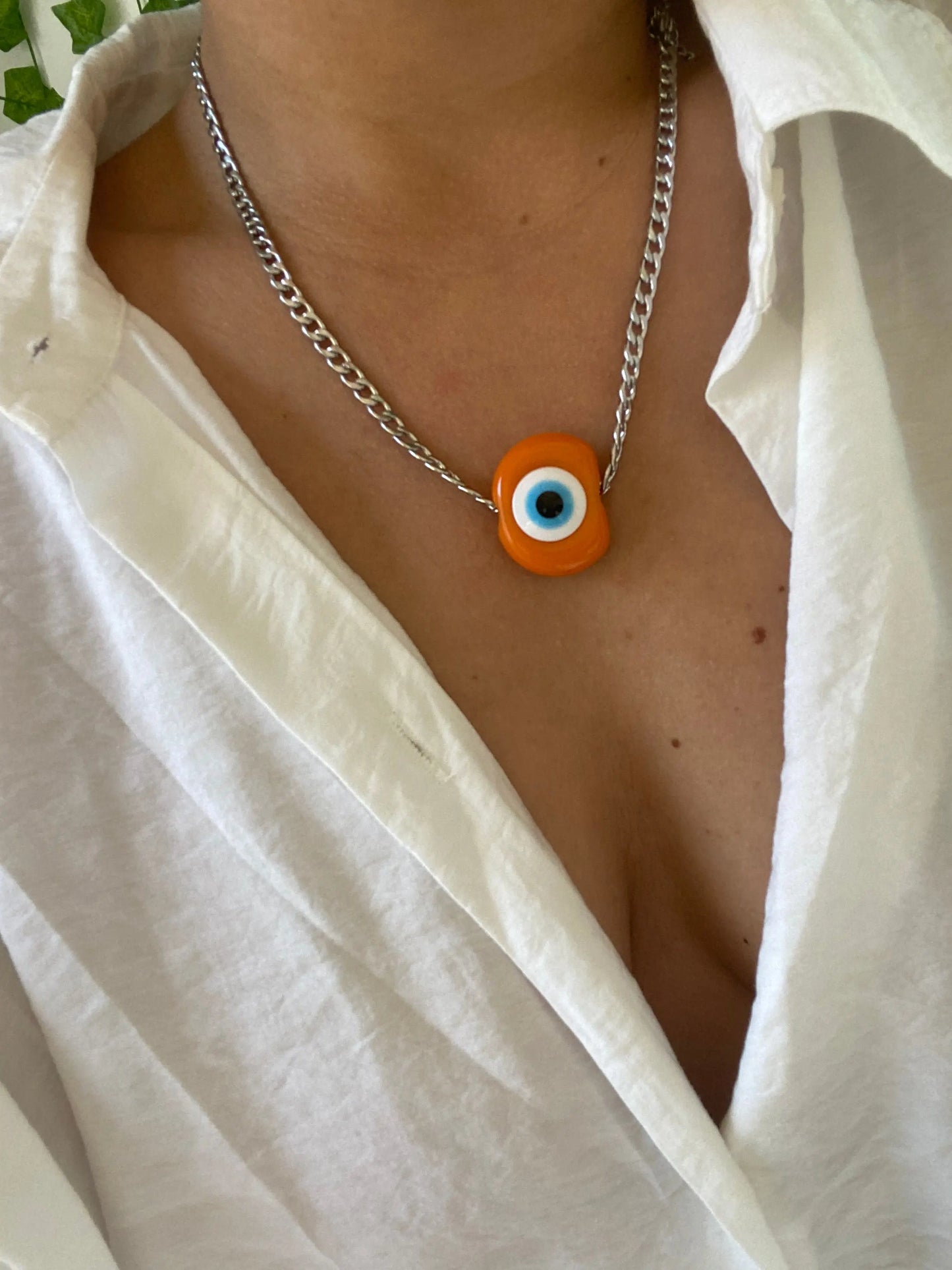 Collier Lucky Witch 🧿 Argent - GrigriMagic