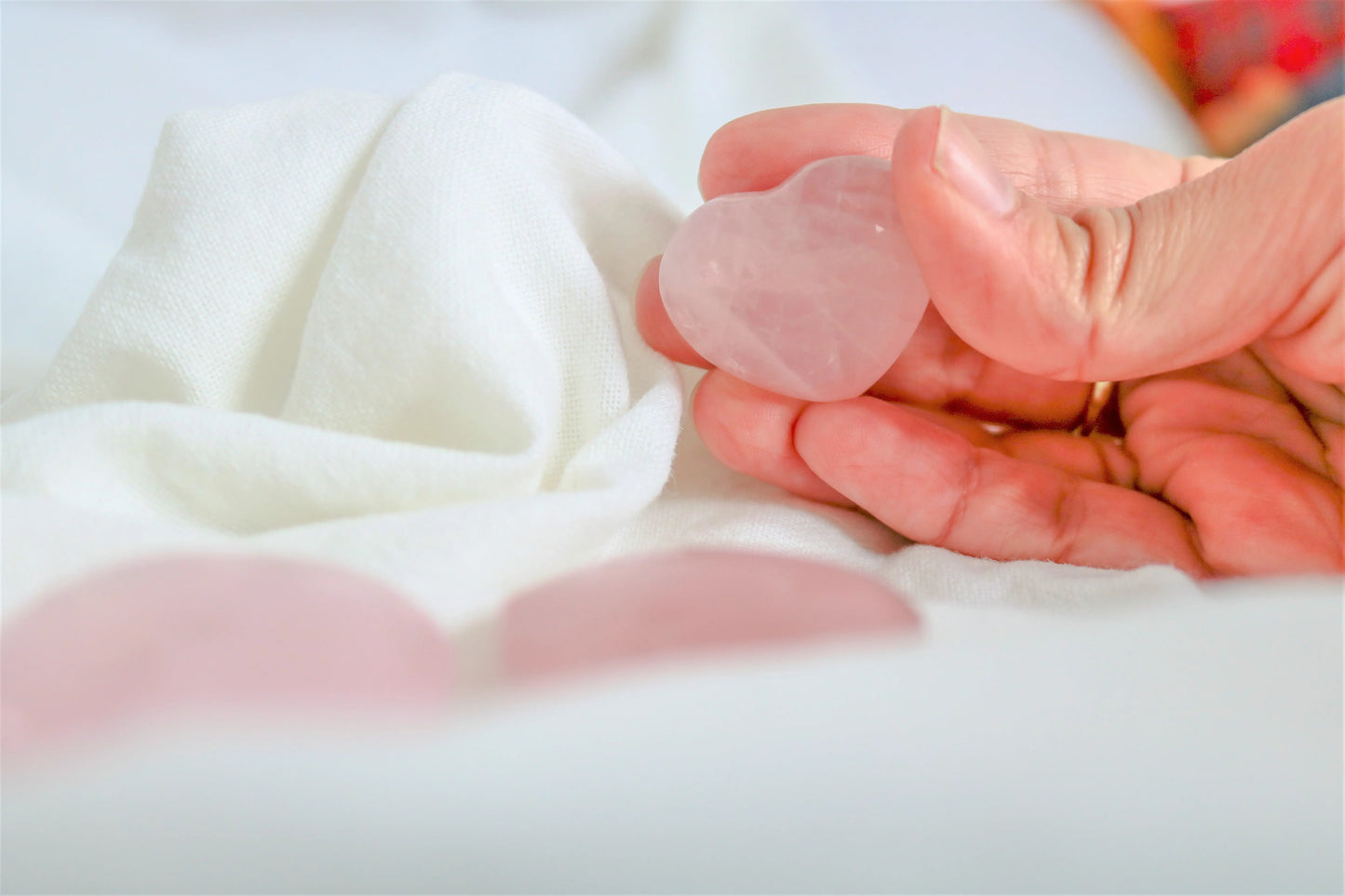 Grigri Coeur Quartz Rose đź’– Amour & Confiance