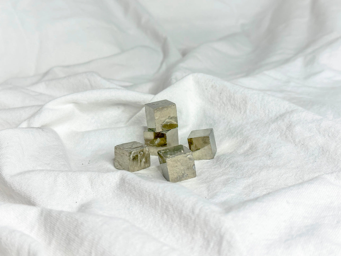 Pyrite Cube ✨ Abundance & Protection