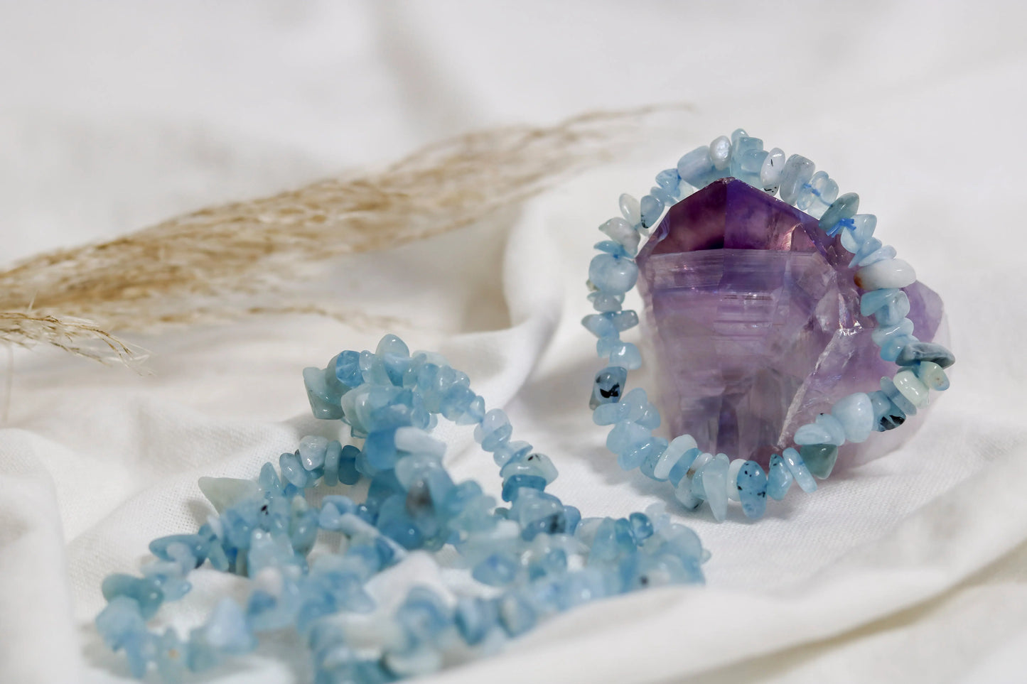 Bracelet Aigue-Marine ✨ Calme Protection Amour - GrigriMagic