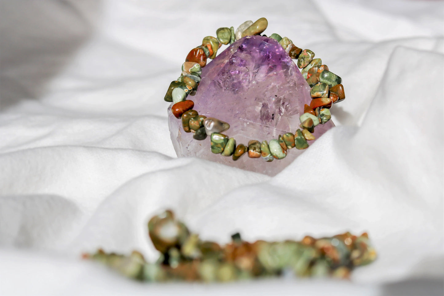 Bracelet Rhyolite ✨ Protection Force Détachement - GrigriMagic
