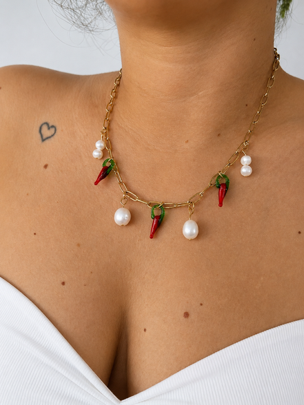 Collier Sorcière pimenté
