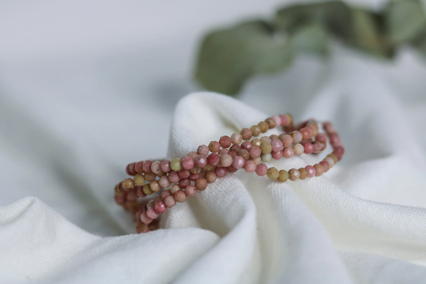 Faceted Rhodonite Bracelet ✨ Love Letting Go Trust