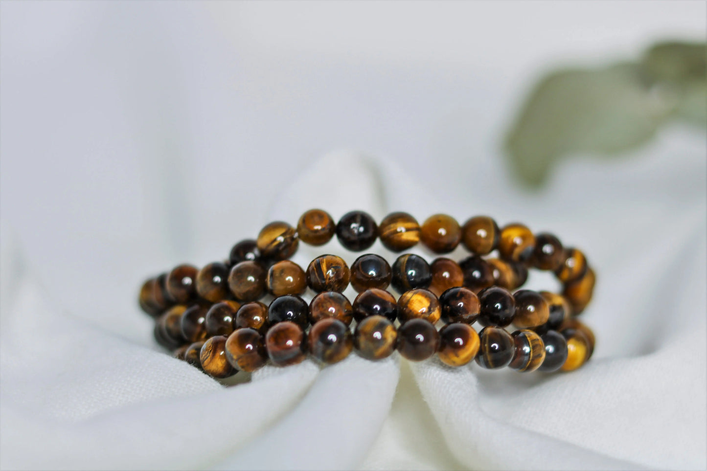 Bracelet perle Oeil De Tigre 🌟 Force Determination Protection