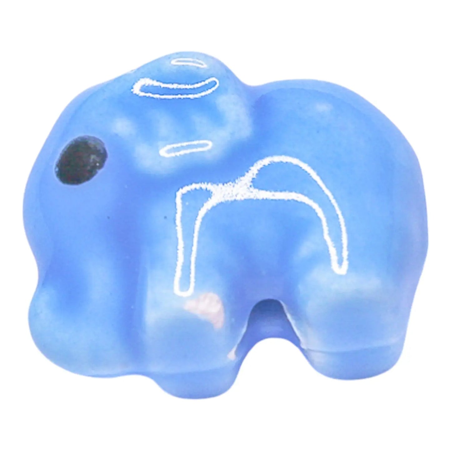 Eléphant Bleu Porte bonheur 