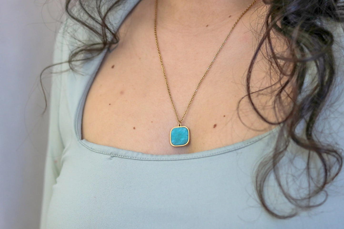 Collier Amour d'Amazonite - GrigriMagic