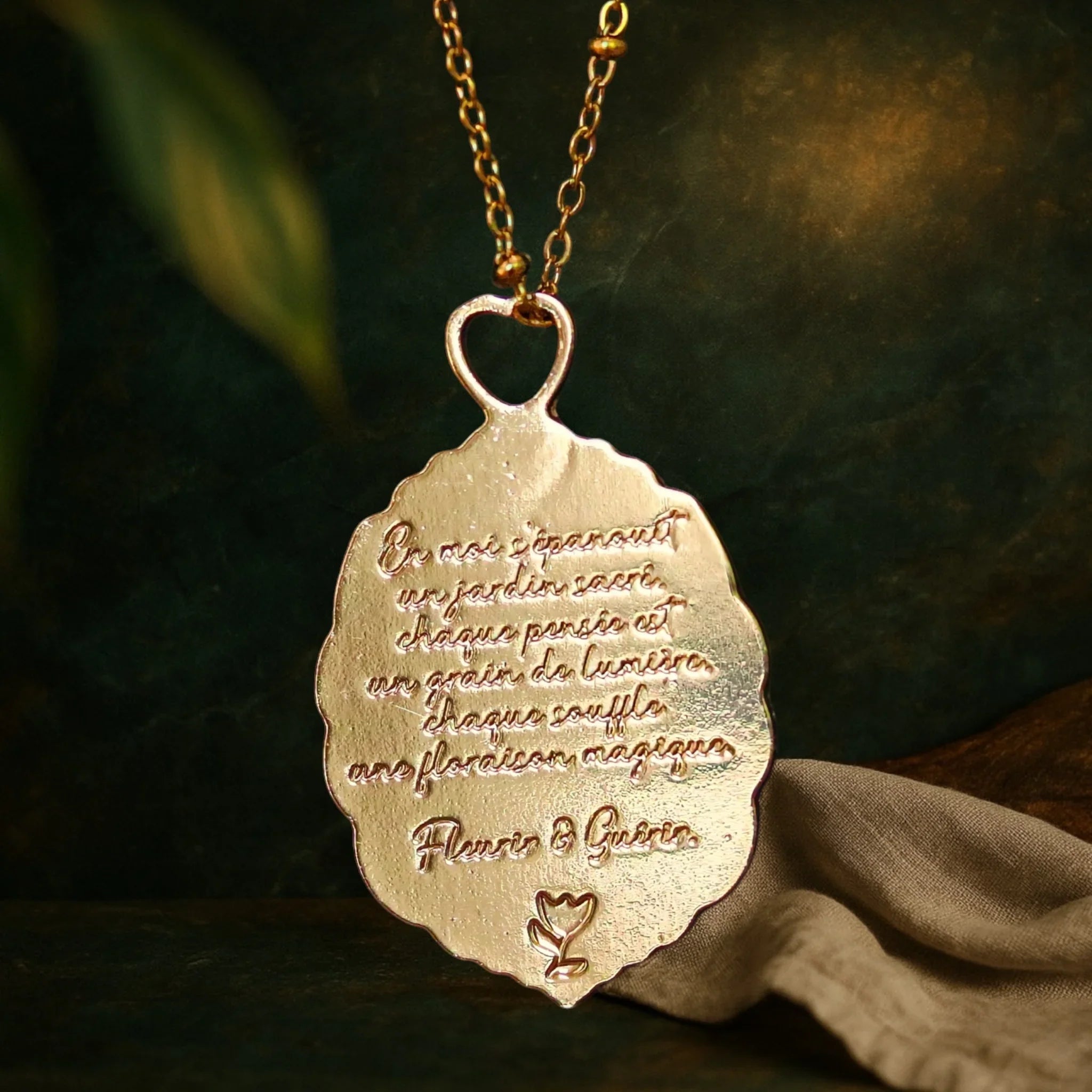 Collier Jardin Interieur - Talisman de manifestation et de guérison - GrigriMagic