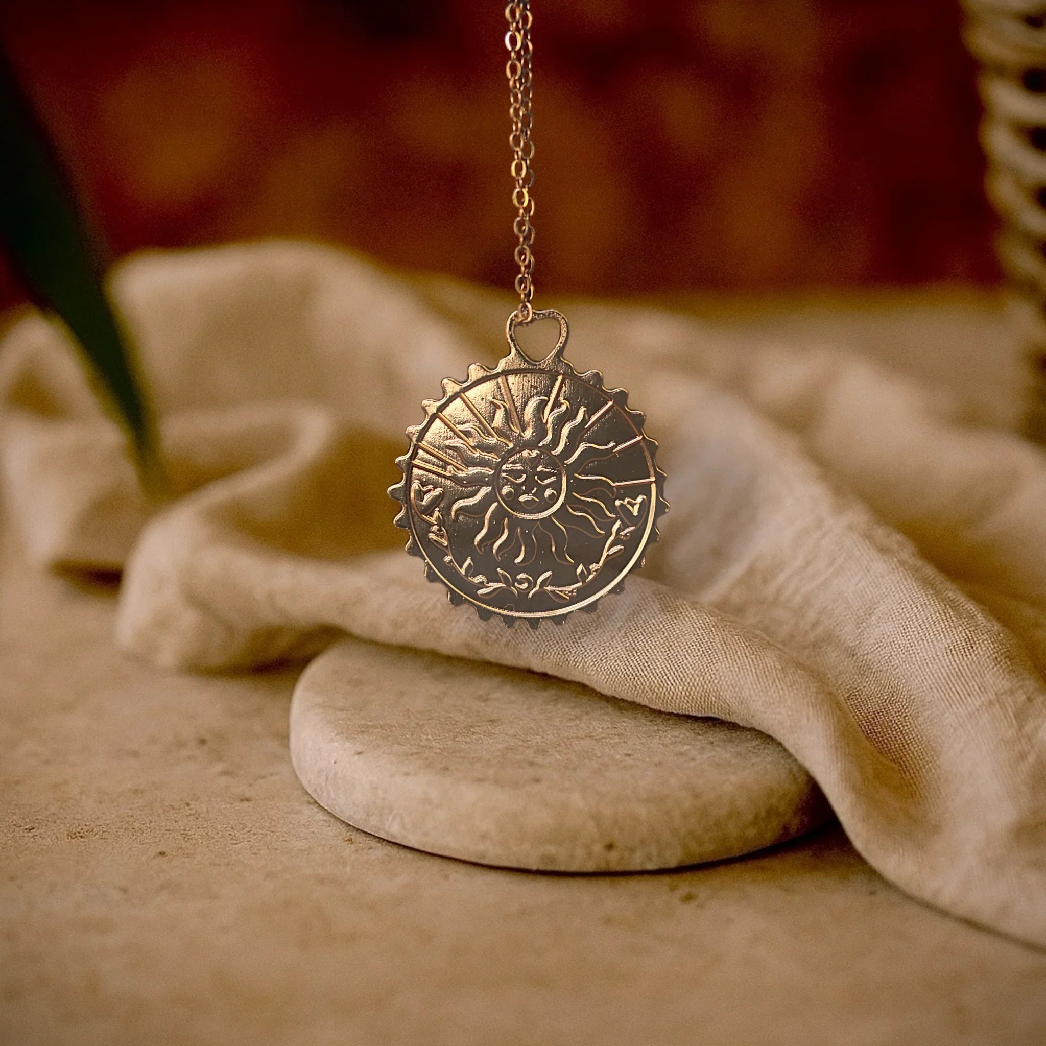 Collier Soleil - Talisman de lumière et d’énergie créatrice - GrigriMagic