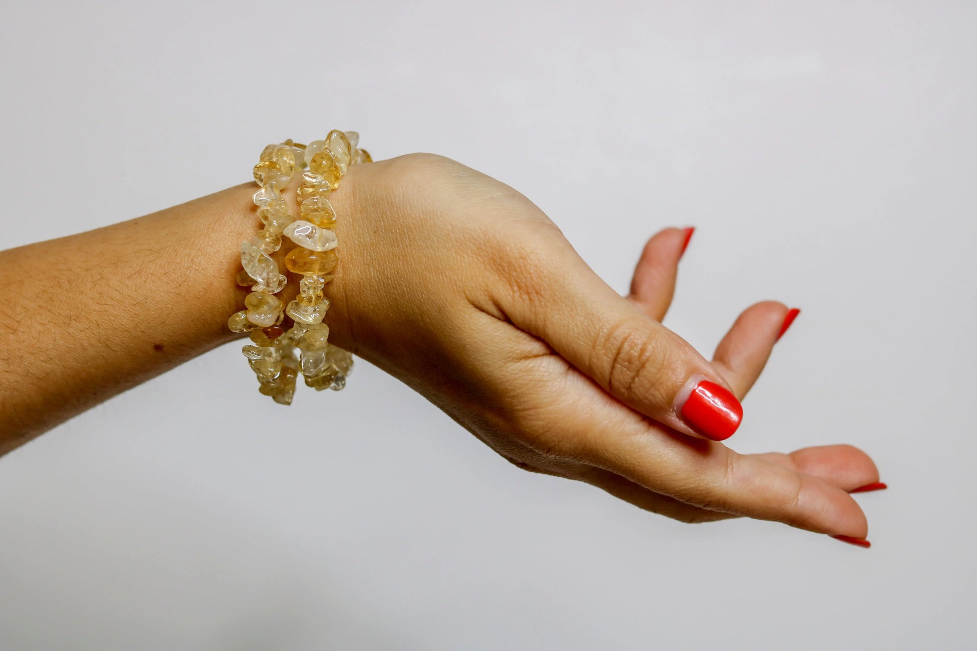 Bracelet Citrine chauffée ✨ Abondance, Force, Joie - GrigriMagic